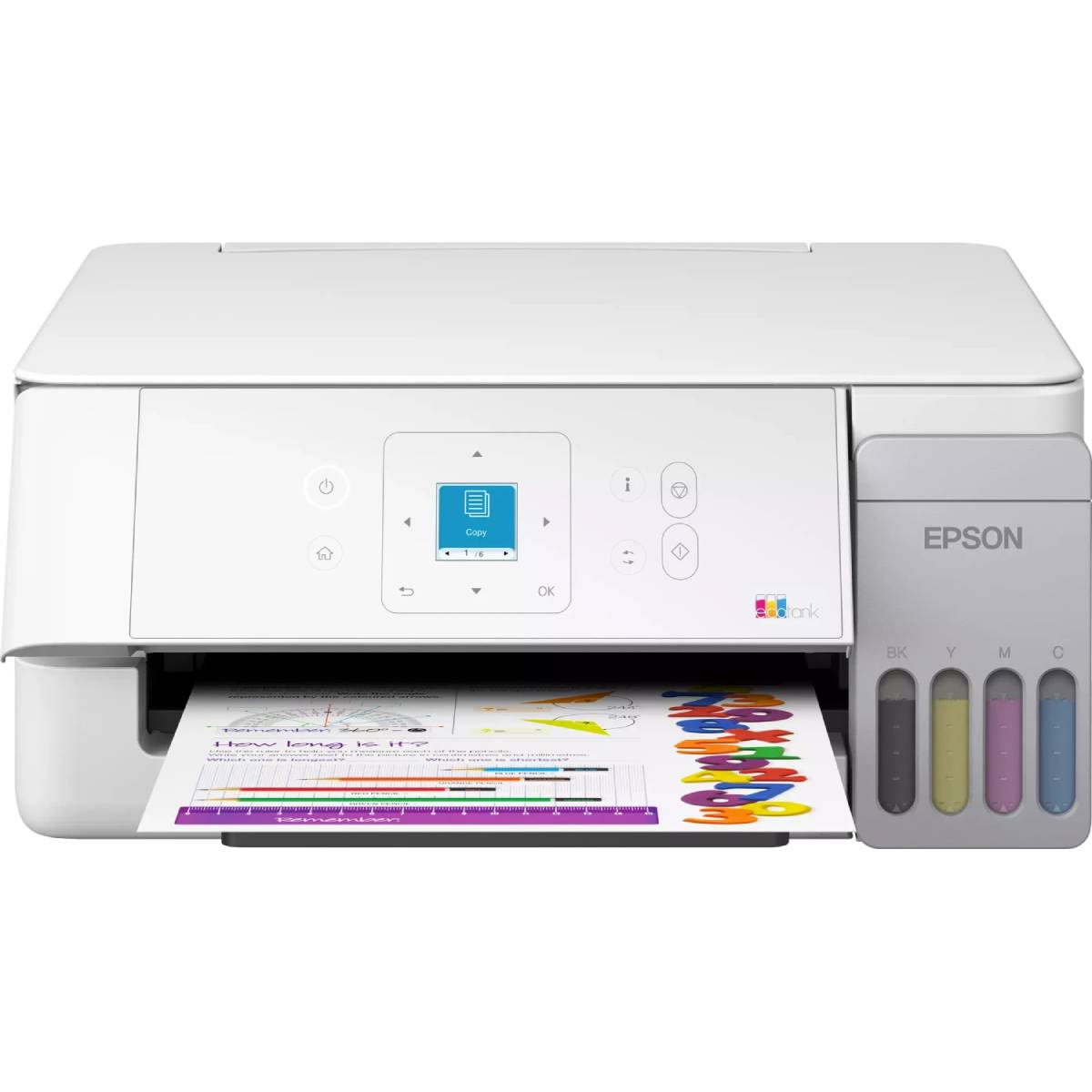 EPSON EcoTank ET-2926 3 in 1 Tintenstrahl-Multifunktionsdrucker weiß