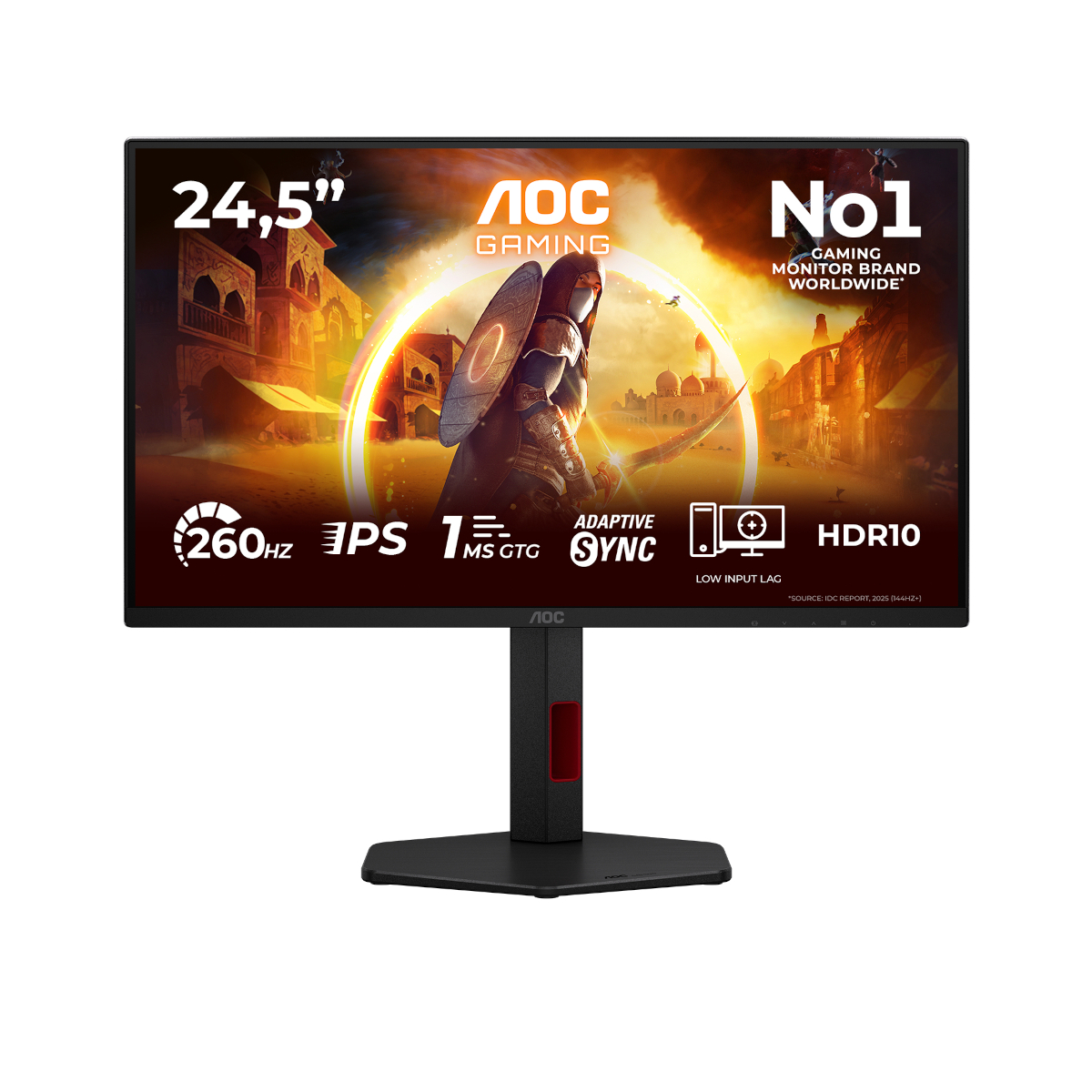 AOC 25G4ZR 25 Zoll - Gaming Monitor Fast IPS, Full-HD, 260 Hz, 1 ms GtG, HDMI, DP