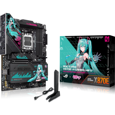 ASUS ROG STRIX X870E-H GAMING WIFI7 Hatsune Miku Edition