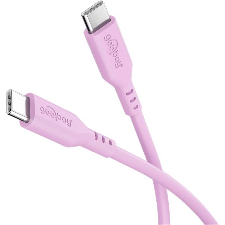 Thumbnail - Goobay USB-C™-Silikonkabel, 1,5 m, Pink