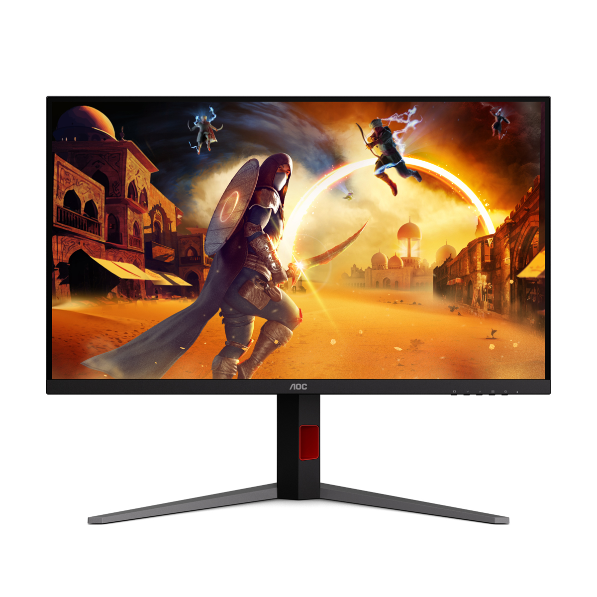 AOC U32G4U Dual-Frame Gaming Monitor 32 Zoll, UHD mit 160Hz, FHD mit 320Hz, 0,5 ms, höhenverstellbar