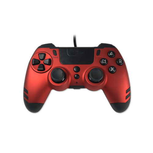 STEELPLAY - CONTROLLER FÜR PC UND PS4 kabelgebundener Controller für PC und PS4, rot Konsolenzubehör Produkt Bild 1