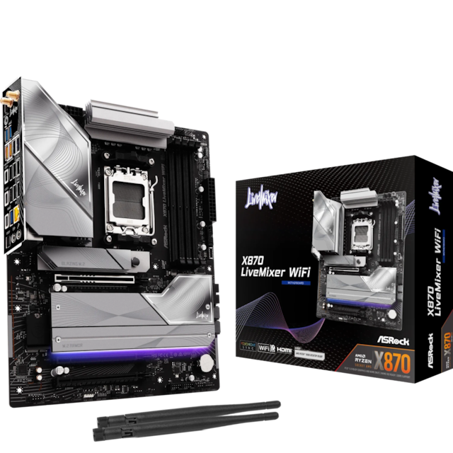ASRock X870 LiveMixer WiFi motherboard