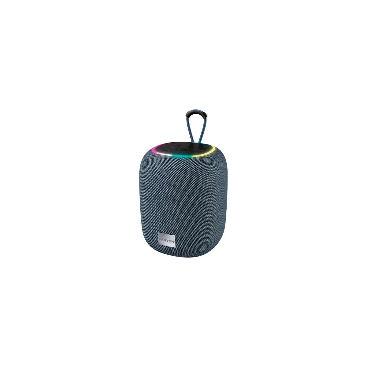 Canyon Tragbarer kabelloser Bluetooth-Lautsprecher BSP-8 10W Leistung, RGB-Hintergrundbeleuchtung, TWS-Funktion für Surr...