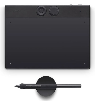 Wacom Intuos Pro Pen Tablet Small Superschlankes und leichtes Grafiktablet, Anpassbare ExpressKeys, incl. Wacom Pro Pen ...
