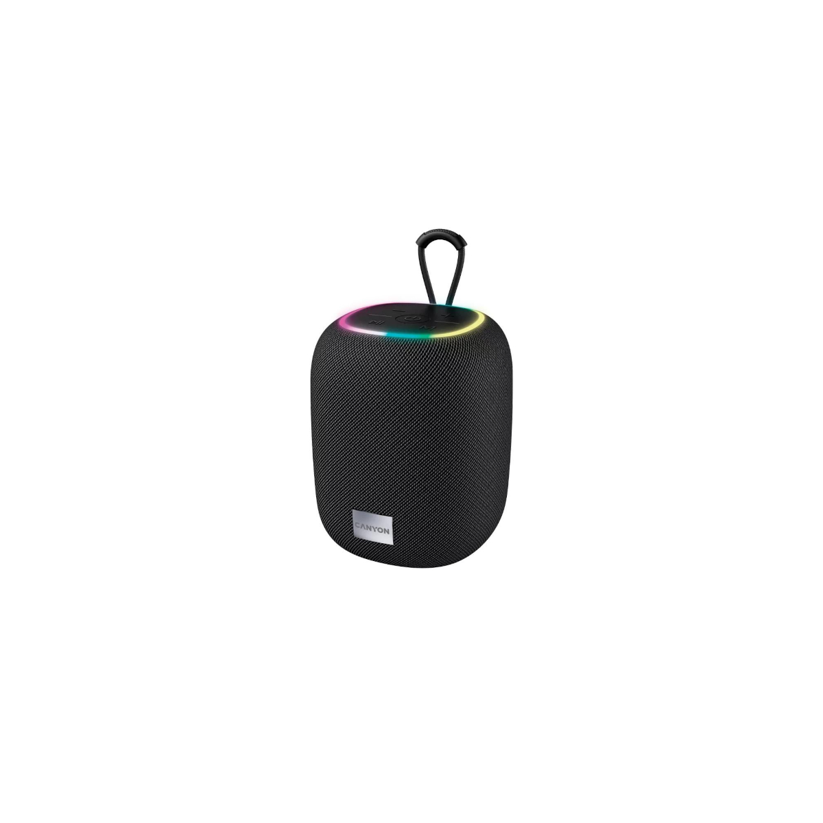 Canyon Tragbarer kabelloser Bluetooth-Lautsprecher BSP-8 10W Leistung, RGB-Hintergrundbeleuchtung, TWS-Funktion für Surr...