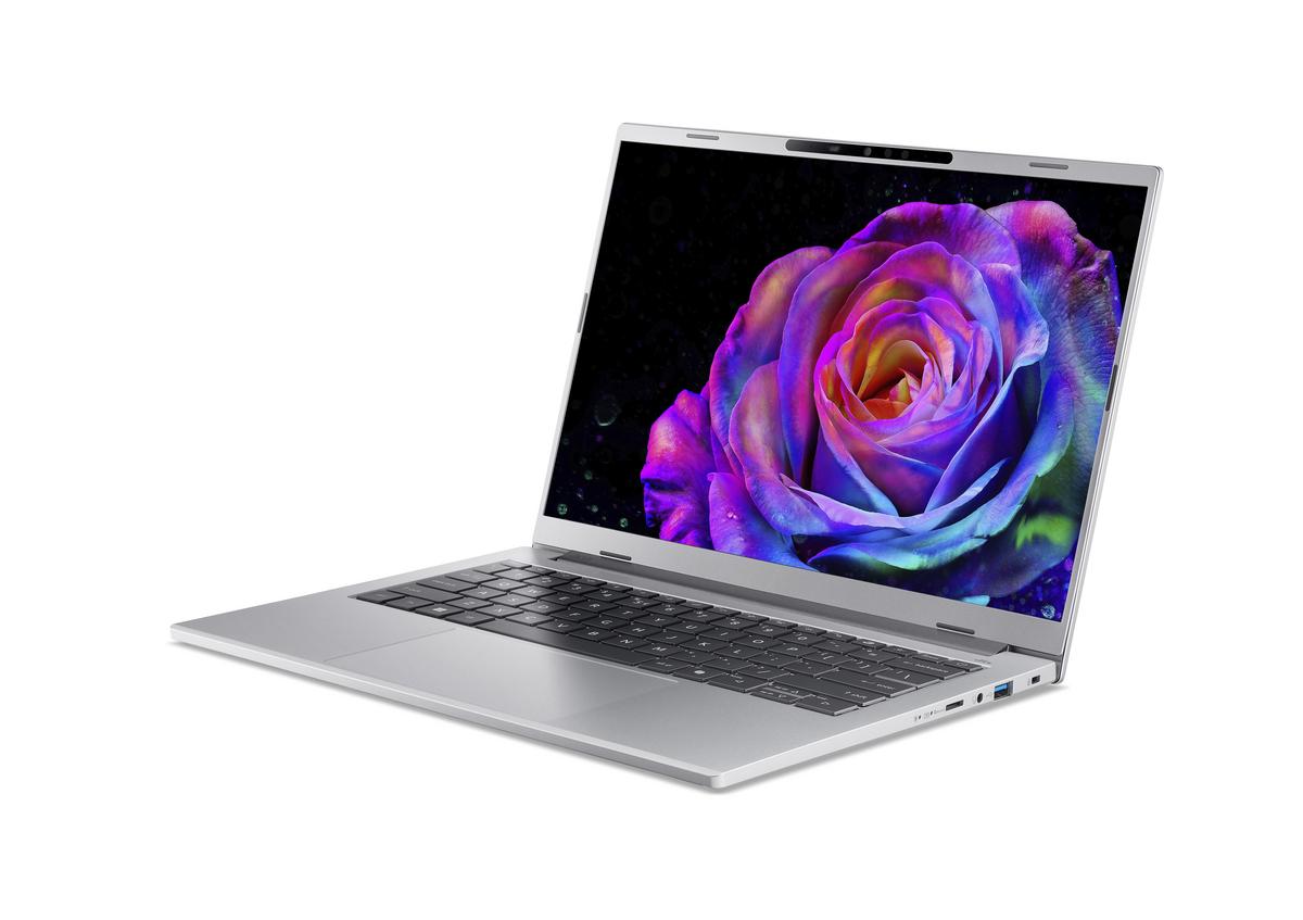 Acer Aspire 14 AI OLED (A14-53M-58AQ) Copilot+ PC 14,0" WUXGA, OLED, Intel Ultra 5-226V (40 TOPS), 16GB RAM, 512GB SSD, Windows 11 Notebooks Produkt Bild 3