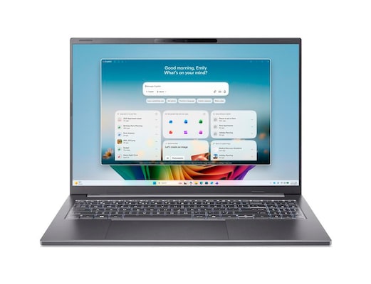 Acer Aspire 16 AI (A16-52M-74UY) Copilot+ PC 16,0" WUXGA, IPS, Intel Core 7 Ultra 256V, 16GB RAM, 512GB SSD, Windows 11