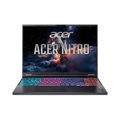 Acer Nitro 16 (AN16-A91-R6D7) Gaming 16,0" WQXGA, 240Hz, Ryzen 9-9955HX3D, 16GB RAM, 1.000GB SSD, GeForce RTX5070Ti, Linux - Farbe: Schwarz