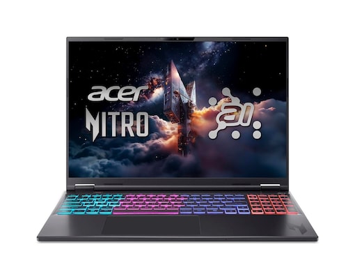 Acer Nitro 16S AI (AN16S-61-R6HK) Gaming/ Copilot+ PC 16,0" WQXGA, 180Hz, Ryzen AI R9-365 (50 TOPS), 32GB RAM, 2x 1TB SS...
