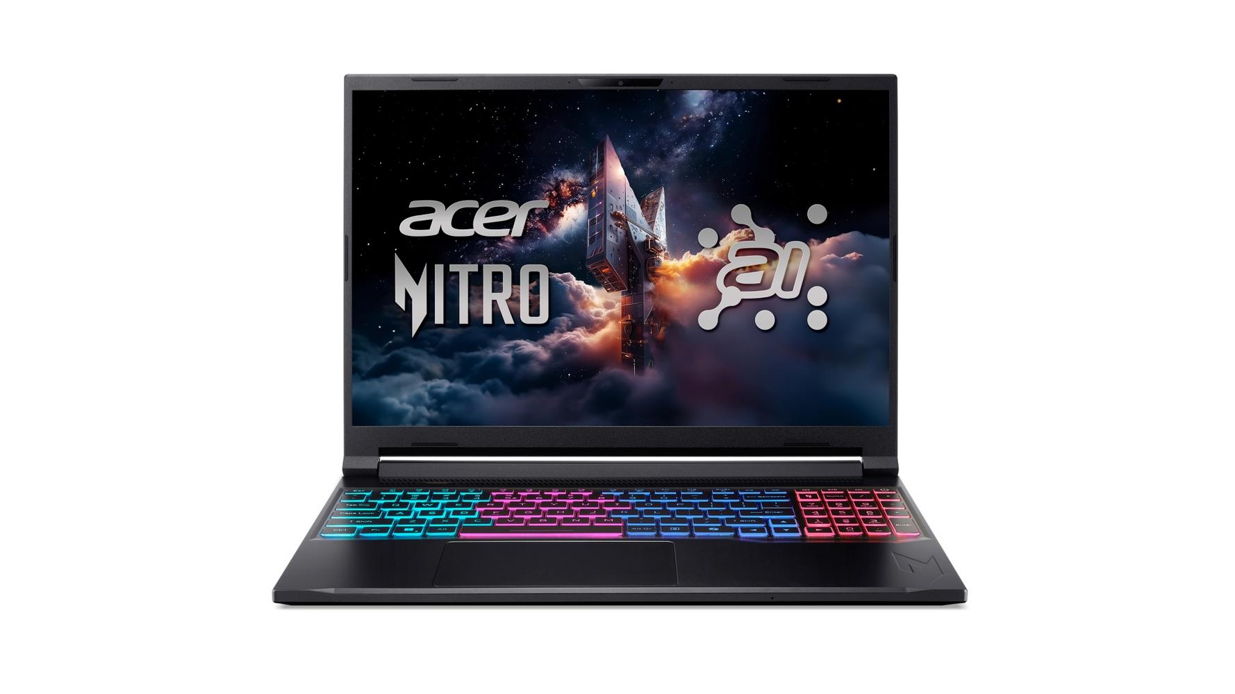 Acer Nitro V 16S AI (ANV16S-41-R93W) Gaming 16" WQXGA, IPS, 180Hz, Ryzen 7-260 (16 TOPS), 16GB RAM, 1TB SSD, GeForce RTX...