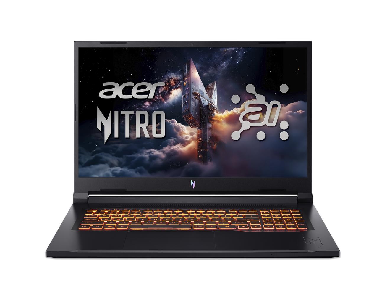 Acer Nitro V17 (ANV17-41-R4CJ) Gaming 17,3" Full-HD, 144Hz, Ryzen R7-260 (16 TOPS), 16GB RAM, 1TB SSD, GeForce RTX5070, ...