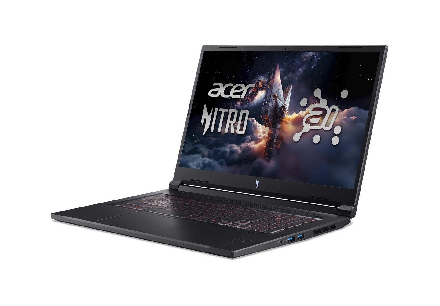 Acer Nitro V17 (ANV17-41-R8JV) Gaming B-Ware 17,3" Full-HD, 144Hz, Ryzen R7-260 (16 TOPS), 16GB RAM, 1TB SSD, GeForce RTX5050, Windows 11 Notebooks Produkt Bild 3