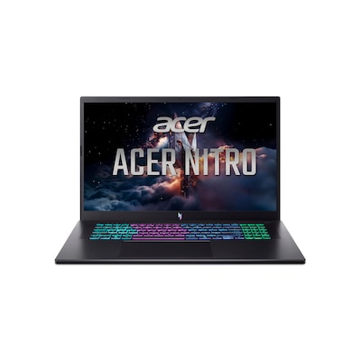Acer Nitro V 17 (ANV17-I31-77B8) Gaming 17,3" Full-HD, 144Hz, Intel 7-240H, 16GB RAM, 512GB SSD, GeForce RTX5060, Windows 11 - Farbe: Schwarz
