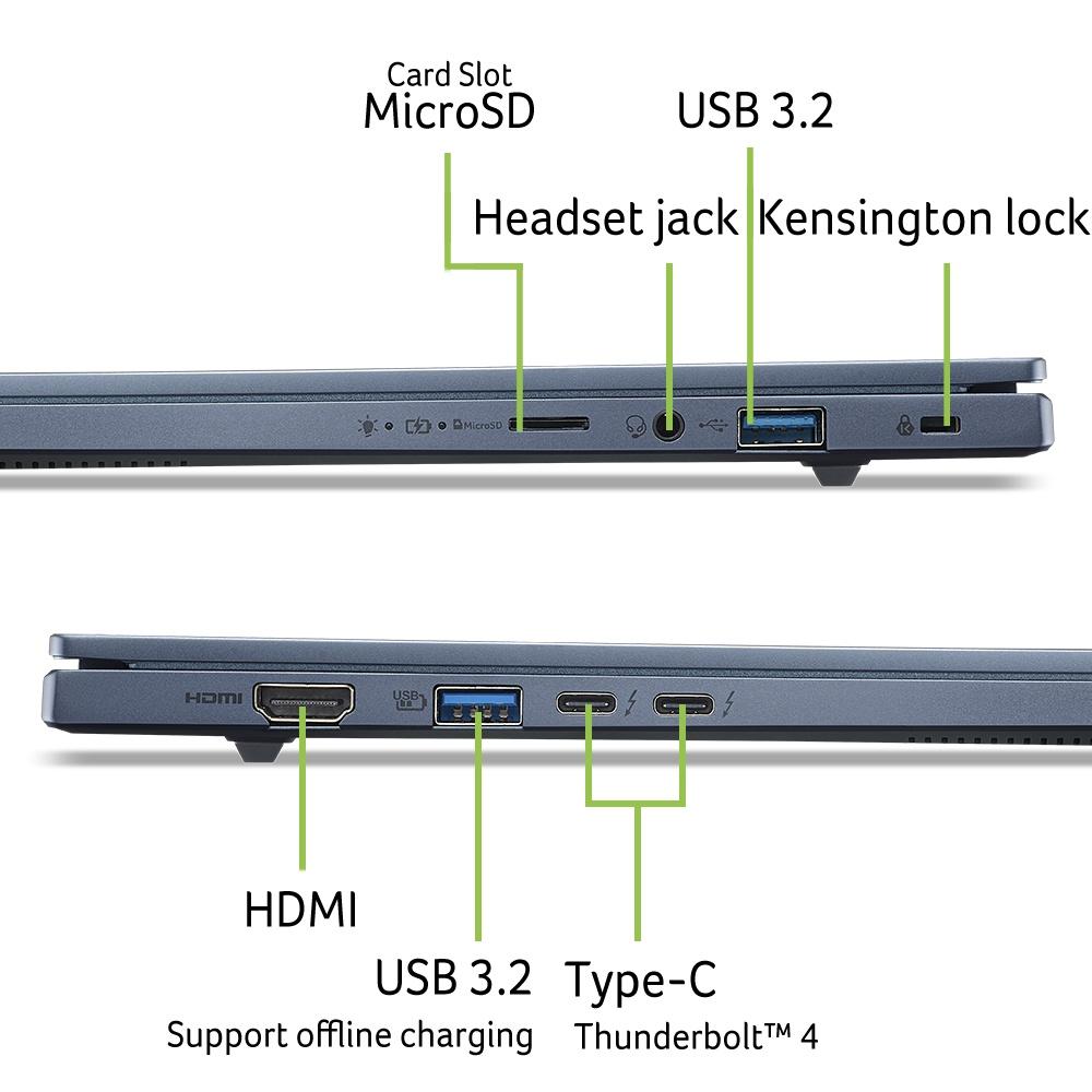 Acer Swift Go 14 AI OLED SFG14-75-97W4 Copilot+ PC 14" WUXGA, OLED, HDR500, Intel Ultra 9-288V 48 TOPS, 32GB RAM, 1TB SSD, Windows 11 | Laptop by NBB