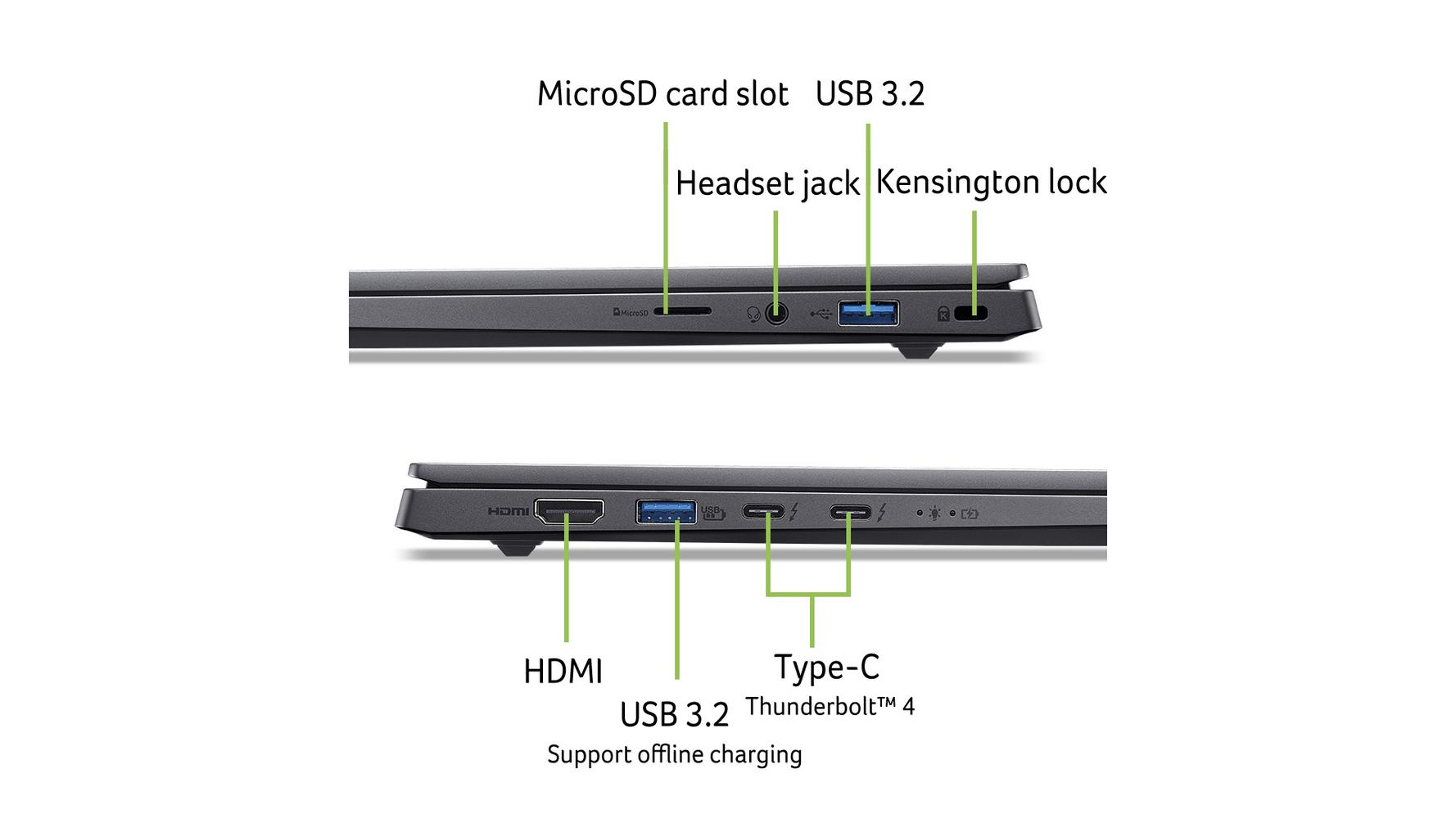 Acer Swift X 14 OLED (SFX14-73G-975F) 14,5" WQ2.8K touch, OLED, 120Hz, Intel Ultra 9-285H (13 TOPS), 32GB RAM, 1+1TB SSD, GeForce RTX5070, Windows 11 Notebooks Produkt Bild 2
