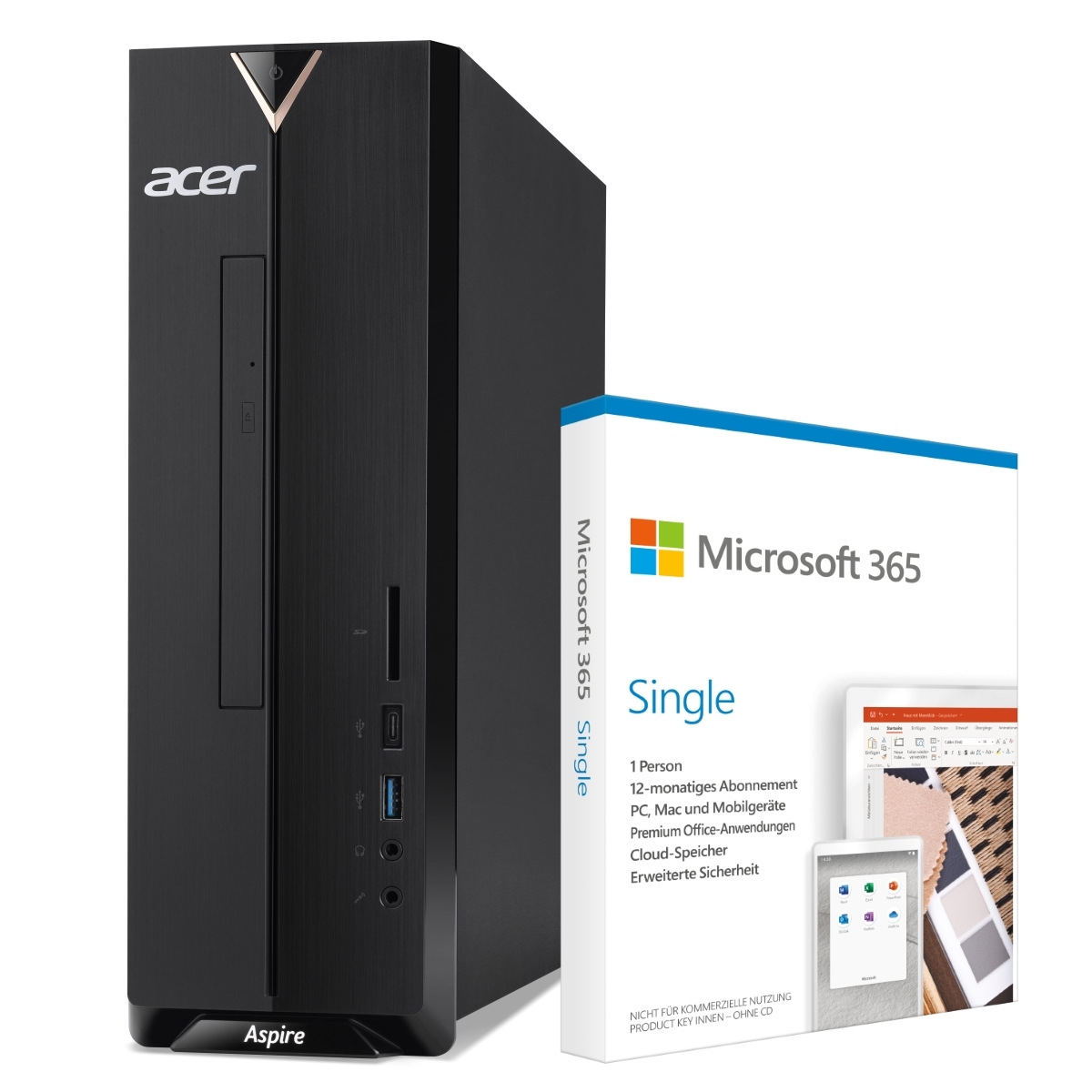 Acer Aspire XC-886 PC - i5, 8GB RAM, 256GB SSD, Windows 10 - PC