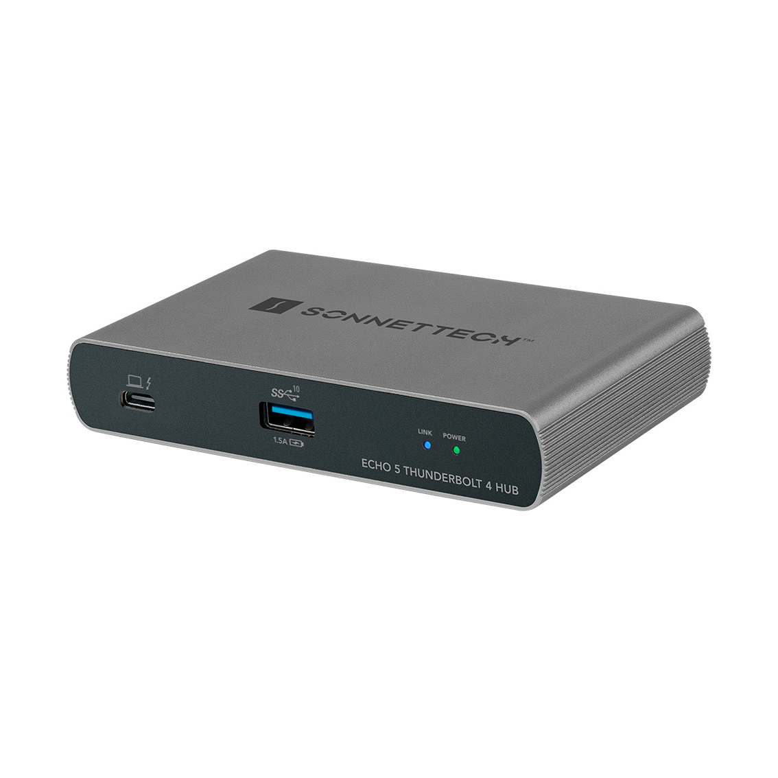 Sonnet Echo 5 Thunderbolt 4 Hub Vier Thunderbolt 4-, Ein USB Typ-A-Anschlüsse, Unterstützt 4K, 5K, 6K und 8K@60Hz
