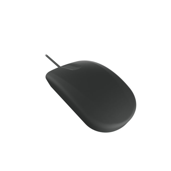 Cherry Active Key AK-PMH3 Medical Mouse, Schwarz Kabelgebundene Hygienemaus mit Scroll Sensor für glänzende Oberflächen