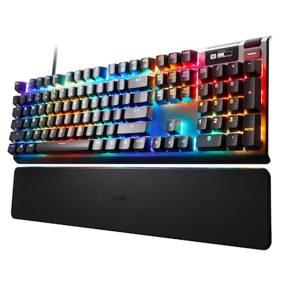 SteelSeries Apex Pro HyperMagnetic Gaming-Tastatur - weltweit schnellste Tastatur mit einstellbarer Betätigung