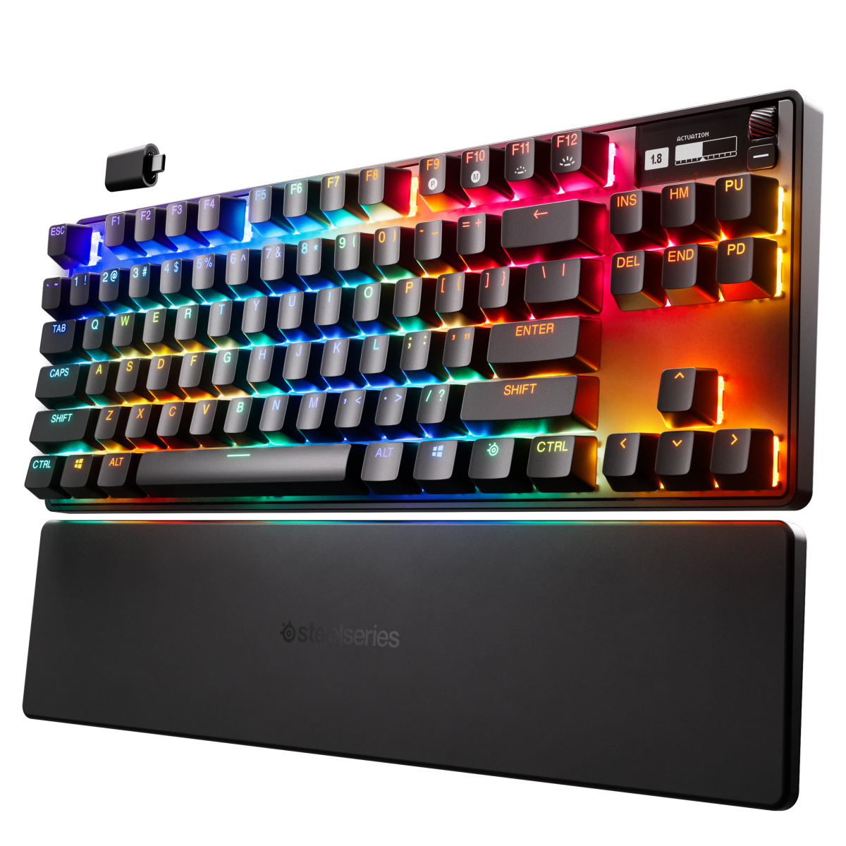 SteelSeries Apex Pro TKL Wireless HyperMagnetic Gaming-Tastatur - Kabellose Gaming Tastatur im E-Sports TKL-Formfaktor