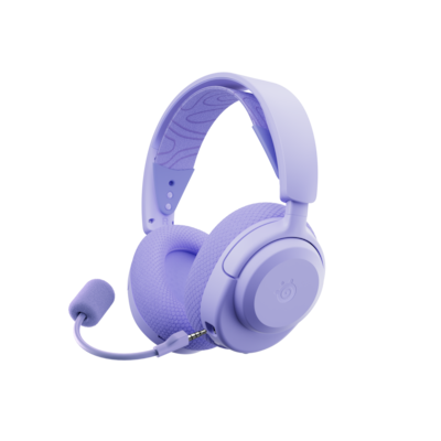 Steelseries Arctis Nova 3P Wireless Gaming Headset kabelloses Gaming Headset für PlayStation 5 mit bis zu 40 Stunden Akkulaufzeit, lavendel
