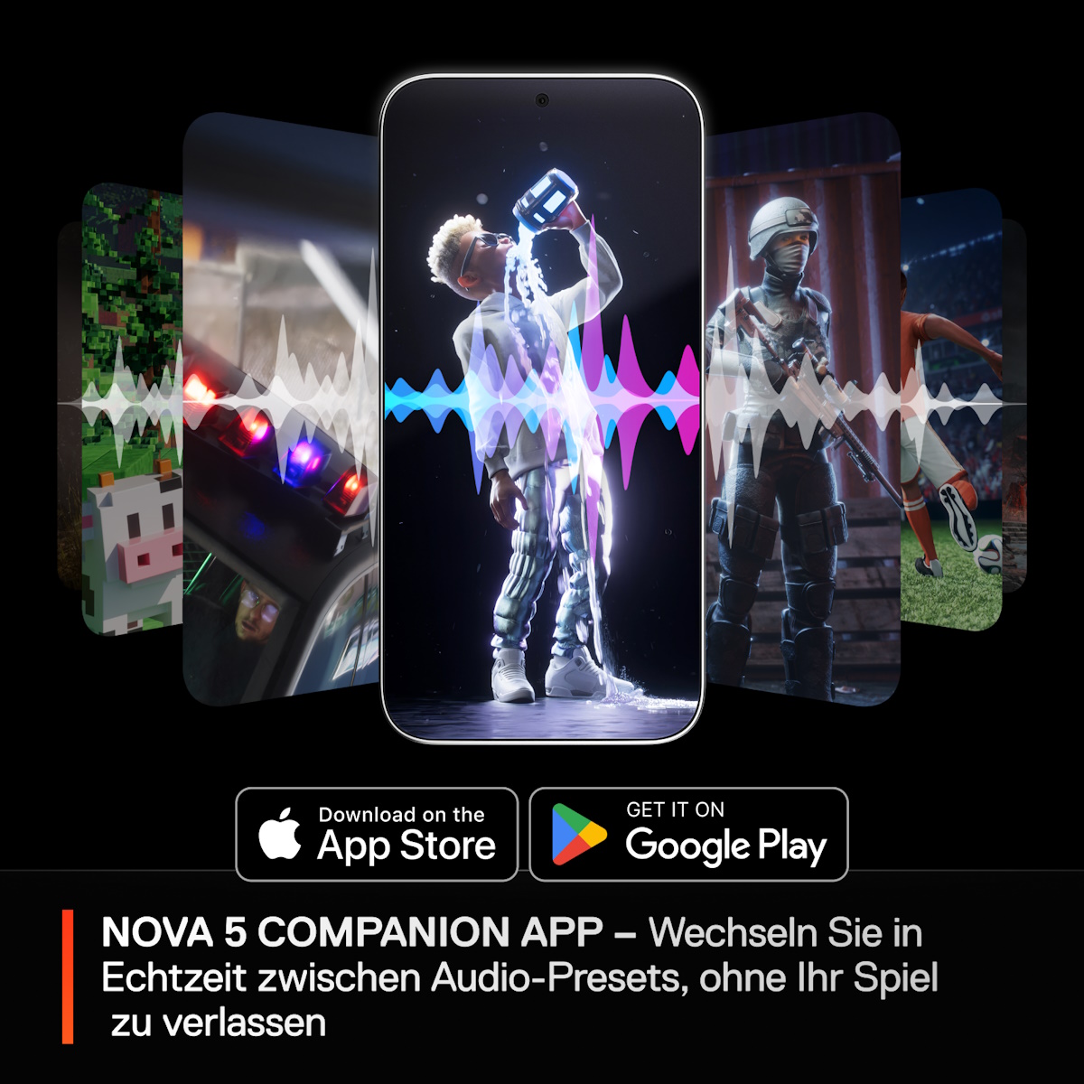 SteelSeries Arctis Nova 5 White kabelloses Gaming Headset für PC, Switch, PlayStation und Mobilgeräte, ClearCast 2.X Mikrofon, 60 Stunden Akkulaufzeit Headset Produkt Bild 3