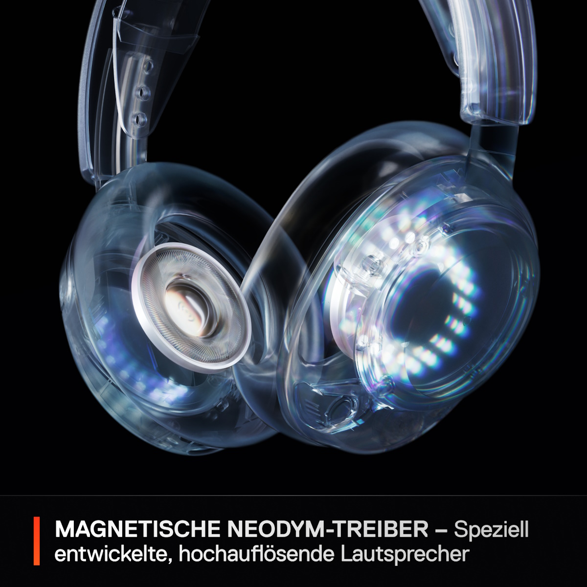 SteelSeries Arctis Nova 5 White kabelloses Gaming Headset für PC, Switch, PlayStation und Mobilgeräte, ClearCast 2.X Mikrofon, 60 Stunden Akkulaufzeit Headset Produkt Bild 6