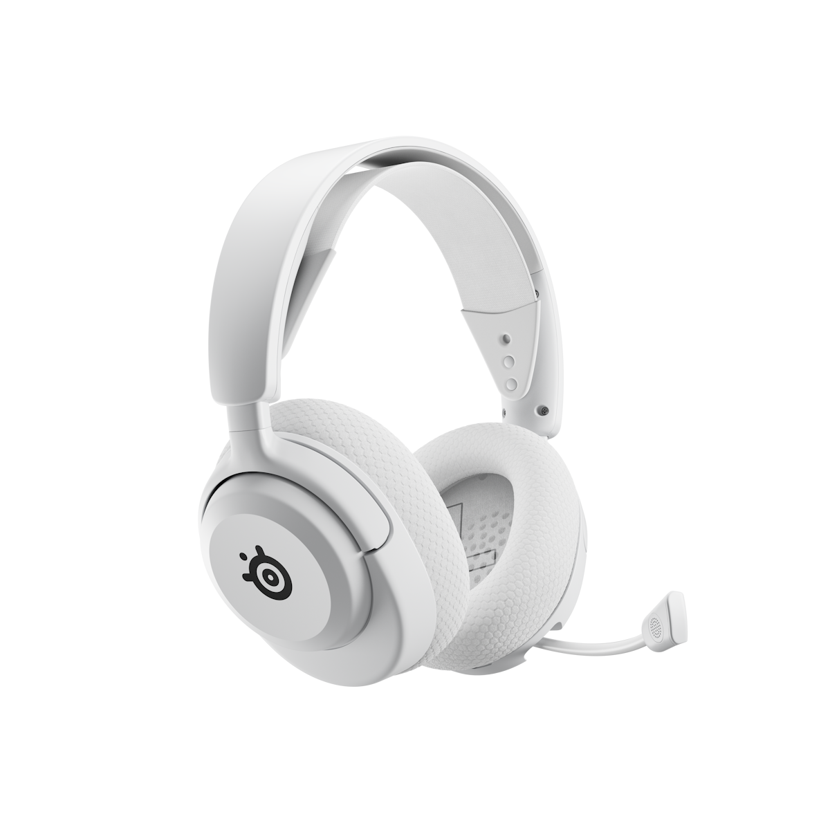 SteelSeries Arctis Nova 5 White kabelloses Gaming Headset für PC, Switch, PlayStation und Mobilgeräte, ClearCast 2.X Mikrofon, 60 Stunden Akkulaufzeit Headset Produkt Bild 13