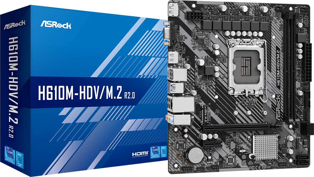 ASRock H610M-HDV/M.2 R2.0 motherboard