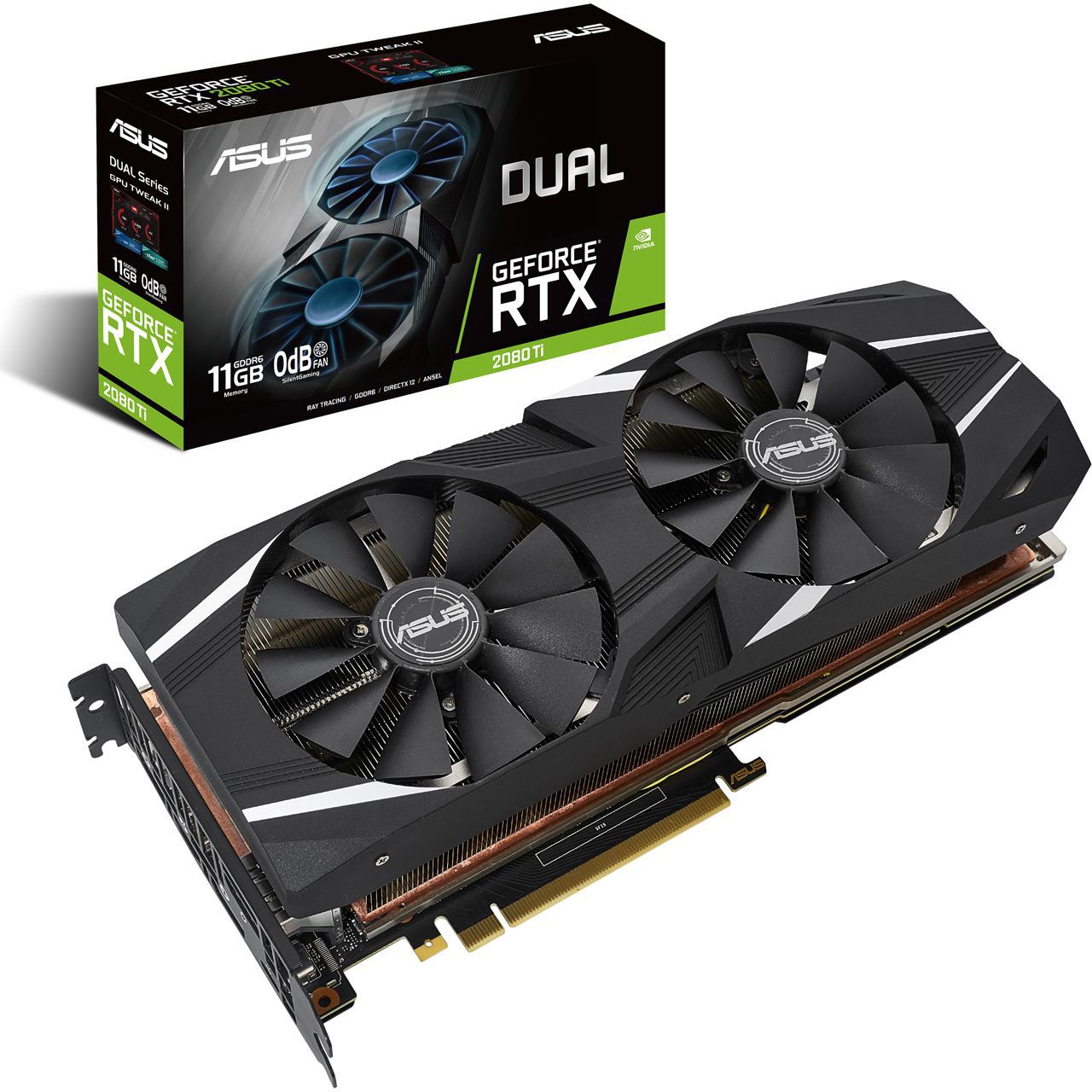 ASUS Dual GeForce RTX 2080 Ti 11GB GDDR6 Grafikkarte