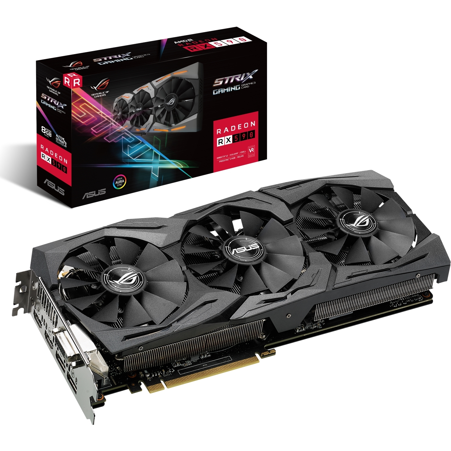ASUS ROG Strix Radeon RX 590 8GB GDDR5 Grafikkarte - Grafikkarten