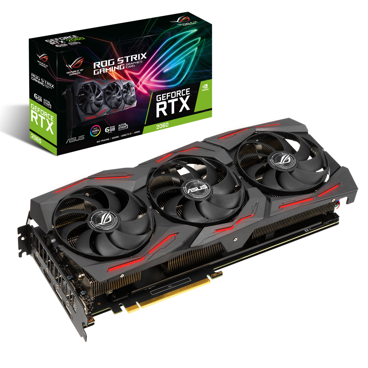 【セット商品】 ASUS GeForce RTX 2060 OC EVO 6GB ASUS GeForce RTX 2060 Overclocked 6G GDDR6 Dual-Fan EVO Edition VR