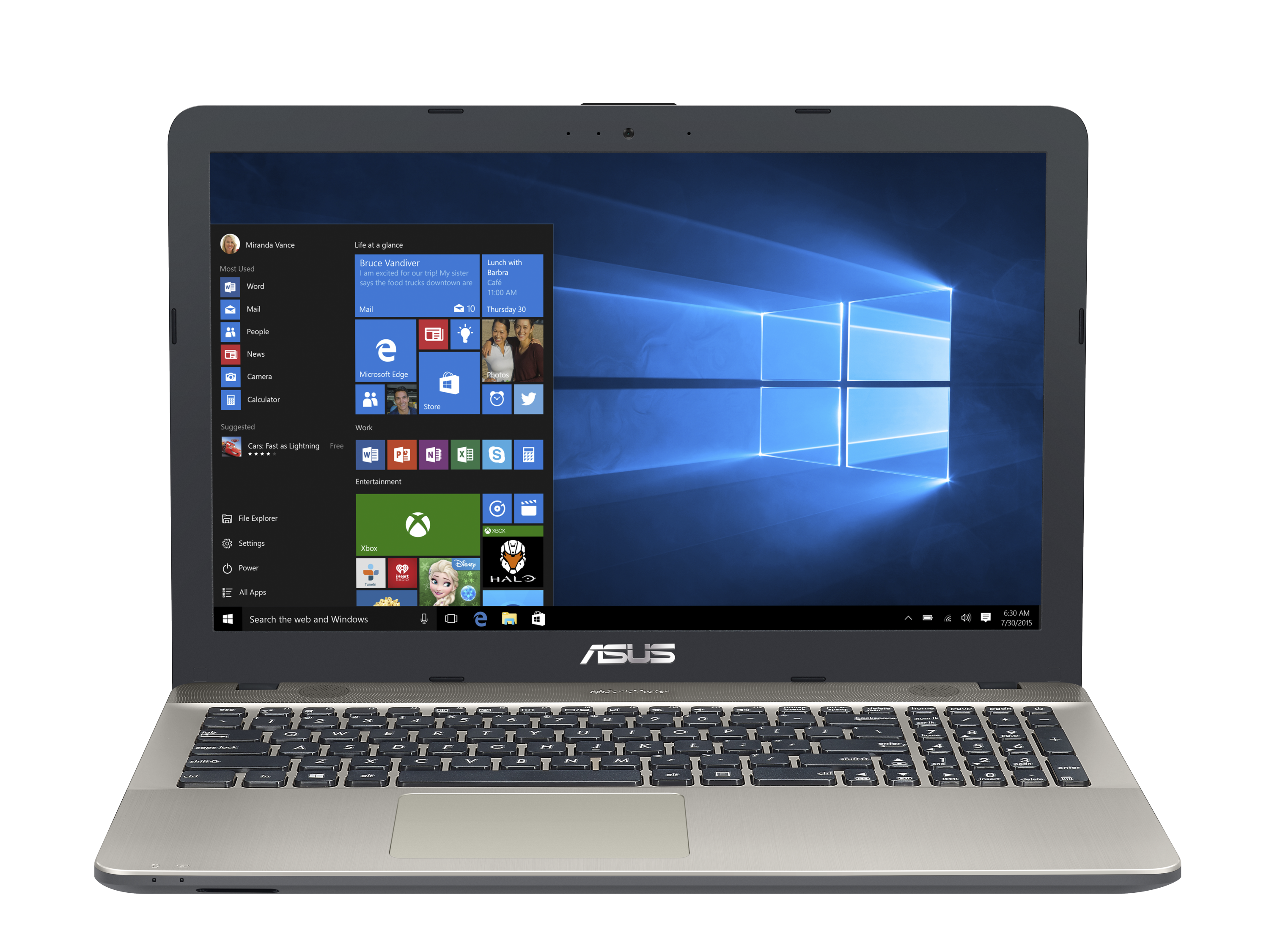美品 ASUS VivoBook F541SA F541SA-XX244TS F541SA-XX247TS ノートパソコン VivoBook アクアブルー [15.6型
