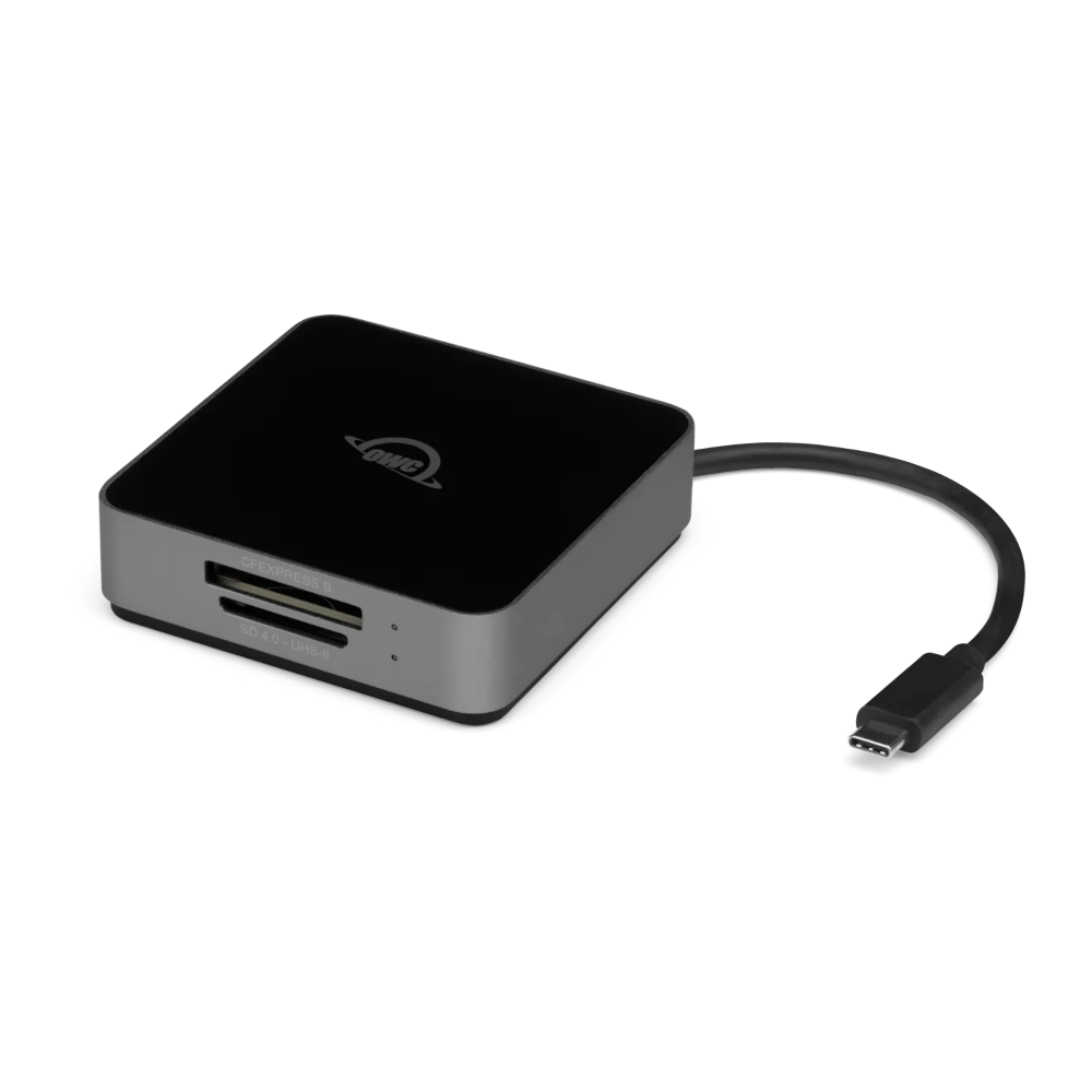 OWC USB-C Dual-slot CFexpress Type B and SDXC UHS-II Card Reader