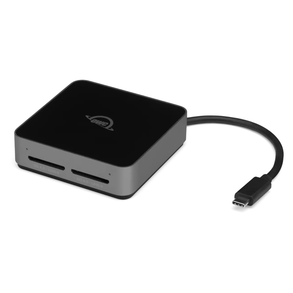 Thumbnail - OWC USB-C Dual-Slot SDXC UHS-II Card Reader
