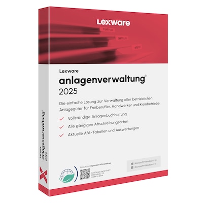 Lexware anlagenverwaltung 2025 Jahresversion (365-Tage)