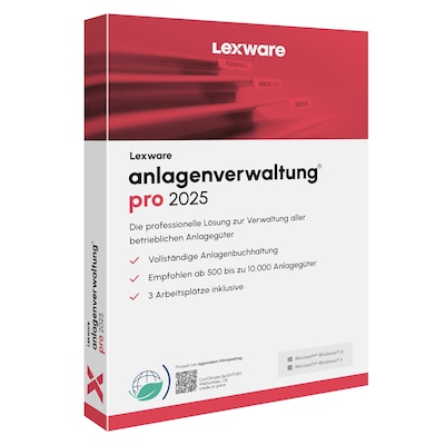 Lexware anlagenverwaltung pro 2025 Jahresversion (365-Tage)