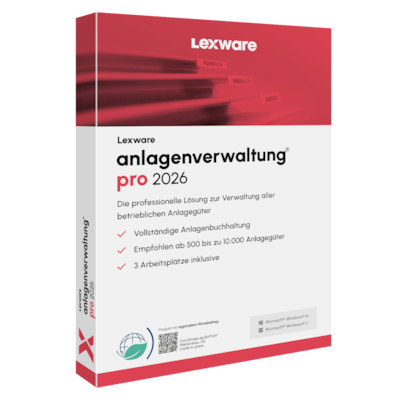 Lexware anlagenverwaltung pro 2026 Jahresversion (365-Tage)