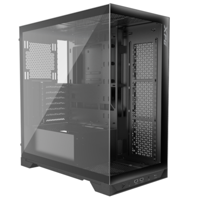 XPG INVADERXMTWOF Midi-Tower Schwarz