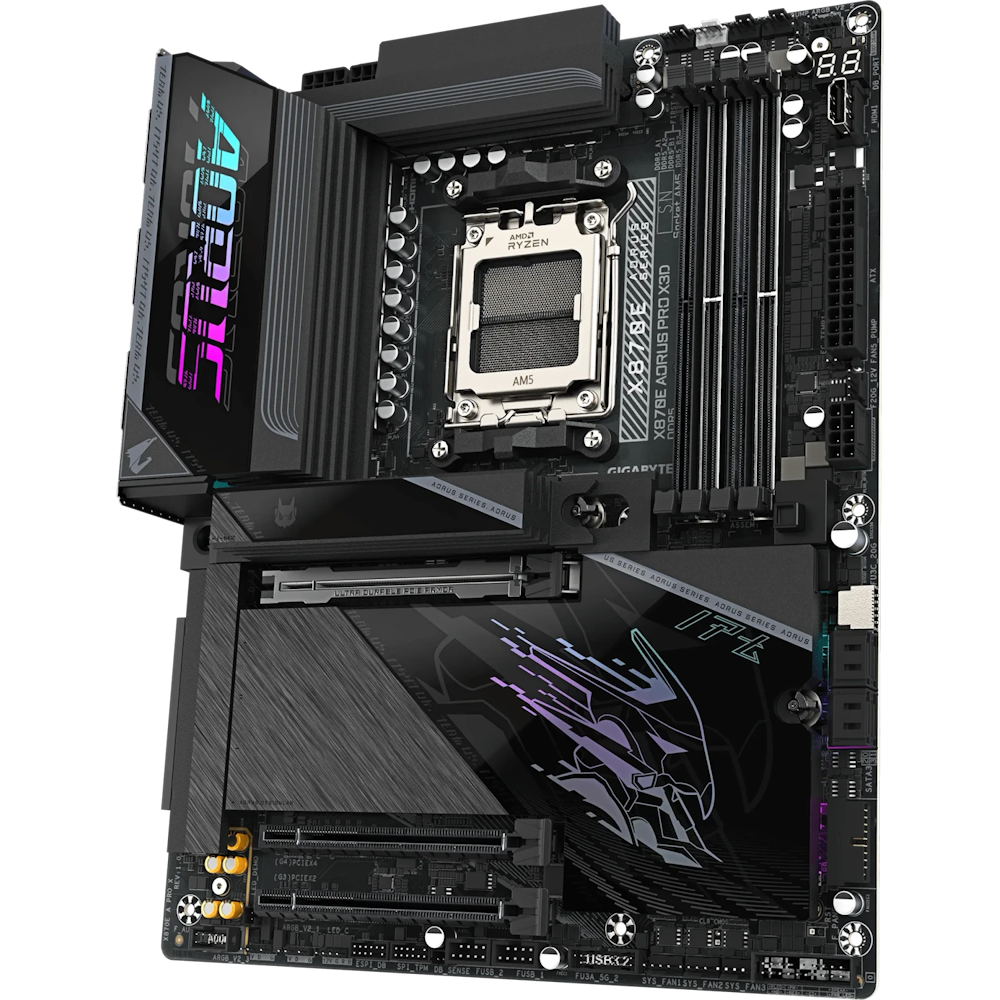 GIGABYTE X870E AORUS Pro X3D Mainboard Sockel AM5 Mainboards Produkt Bild 3
