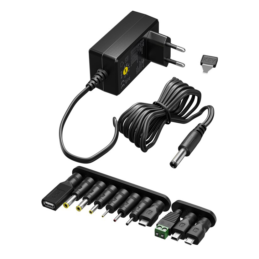 Goobay Universal-Netzteil (3 V - 12 V, max. 7,2 W / 0,6 A)