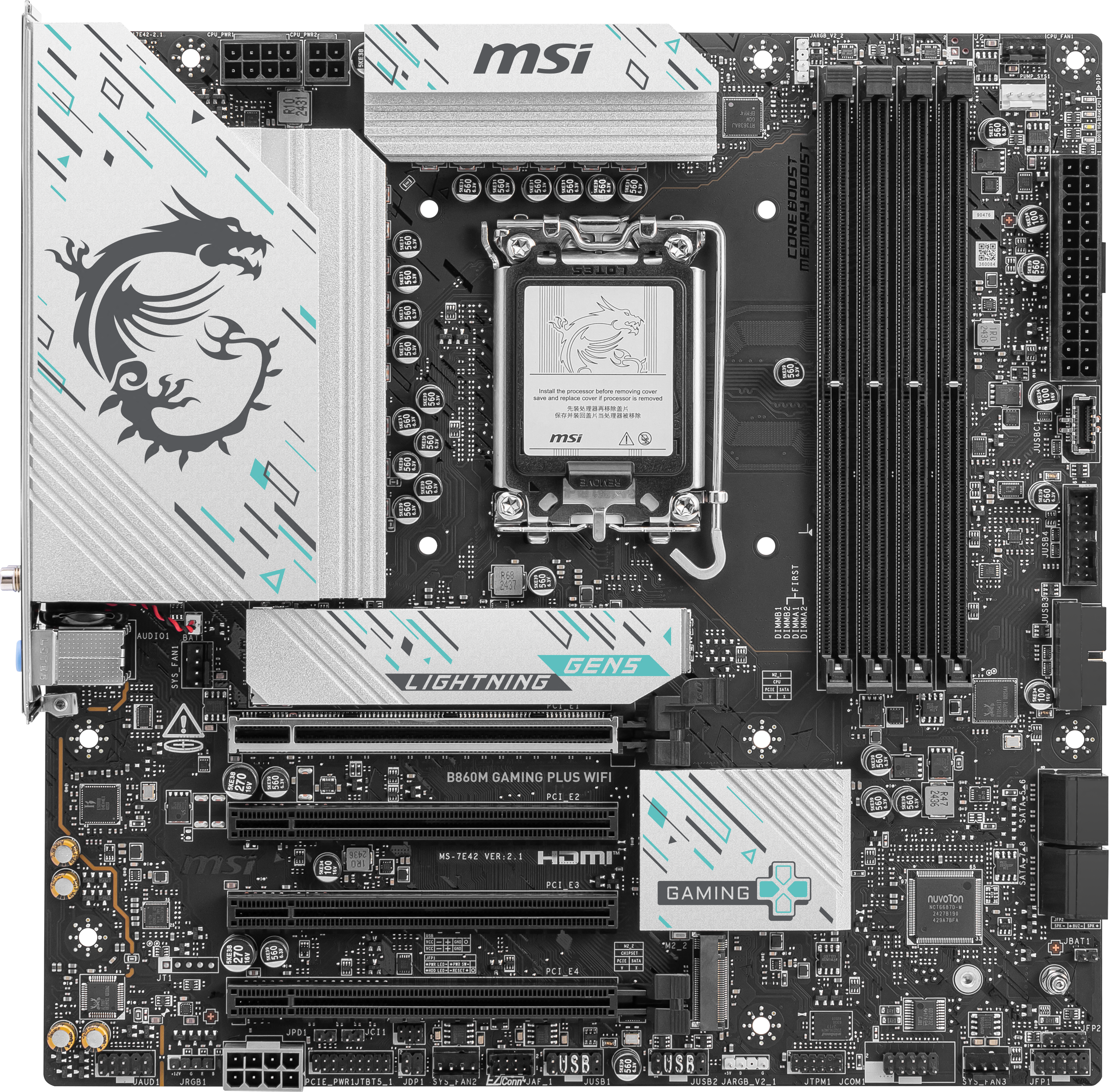 MSI B860M GAMING PLUS WIFI B-Ware Mainboards Produkt Bild 2