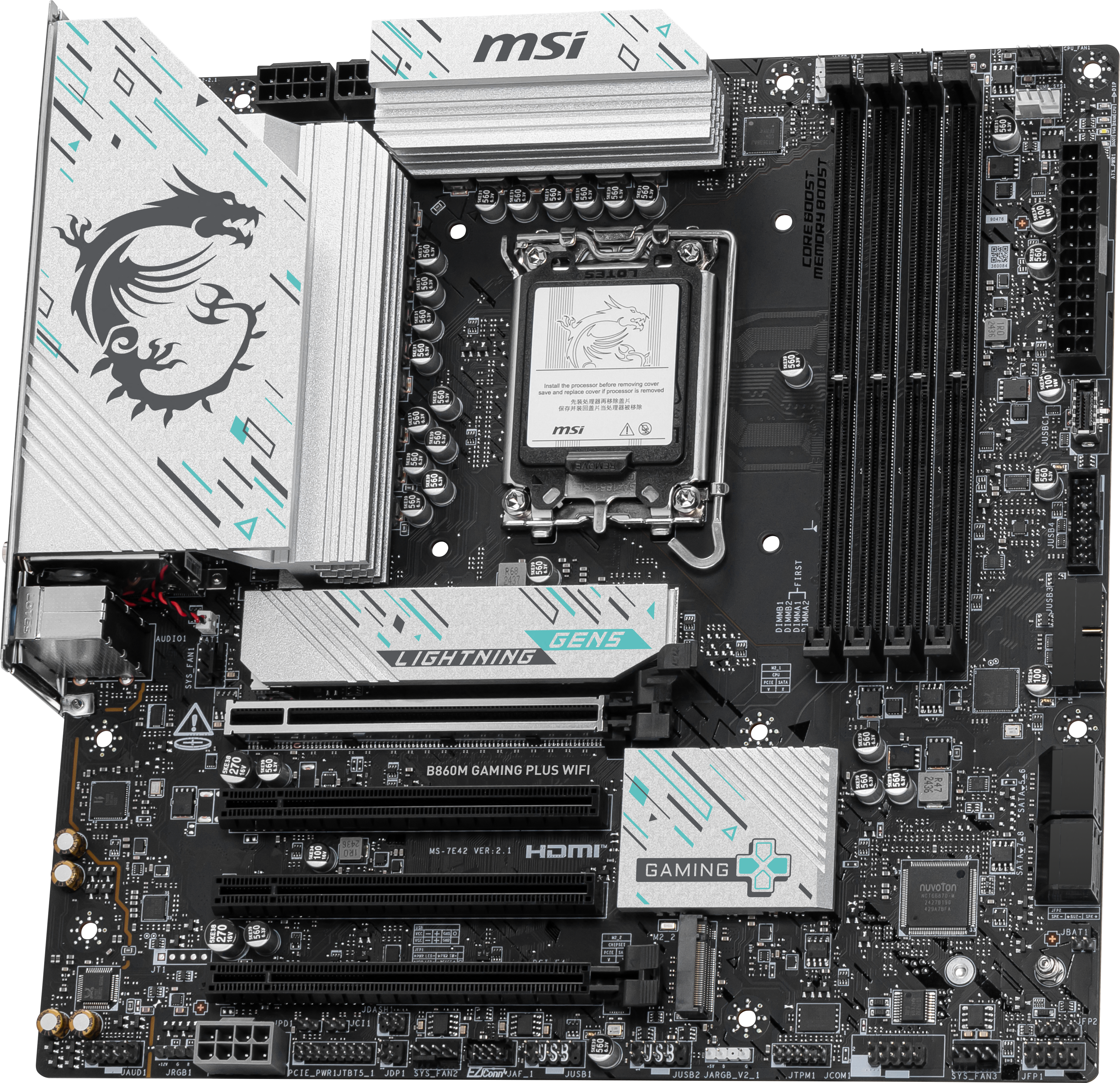 MSI B860M GAMING PLUS WIFI B-Ware Mainboards Produkt Bild 3
