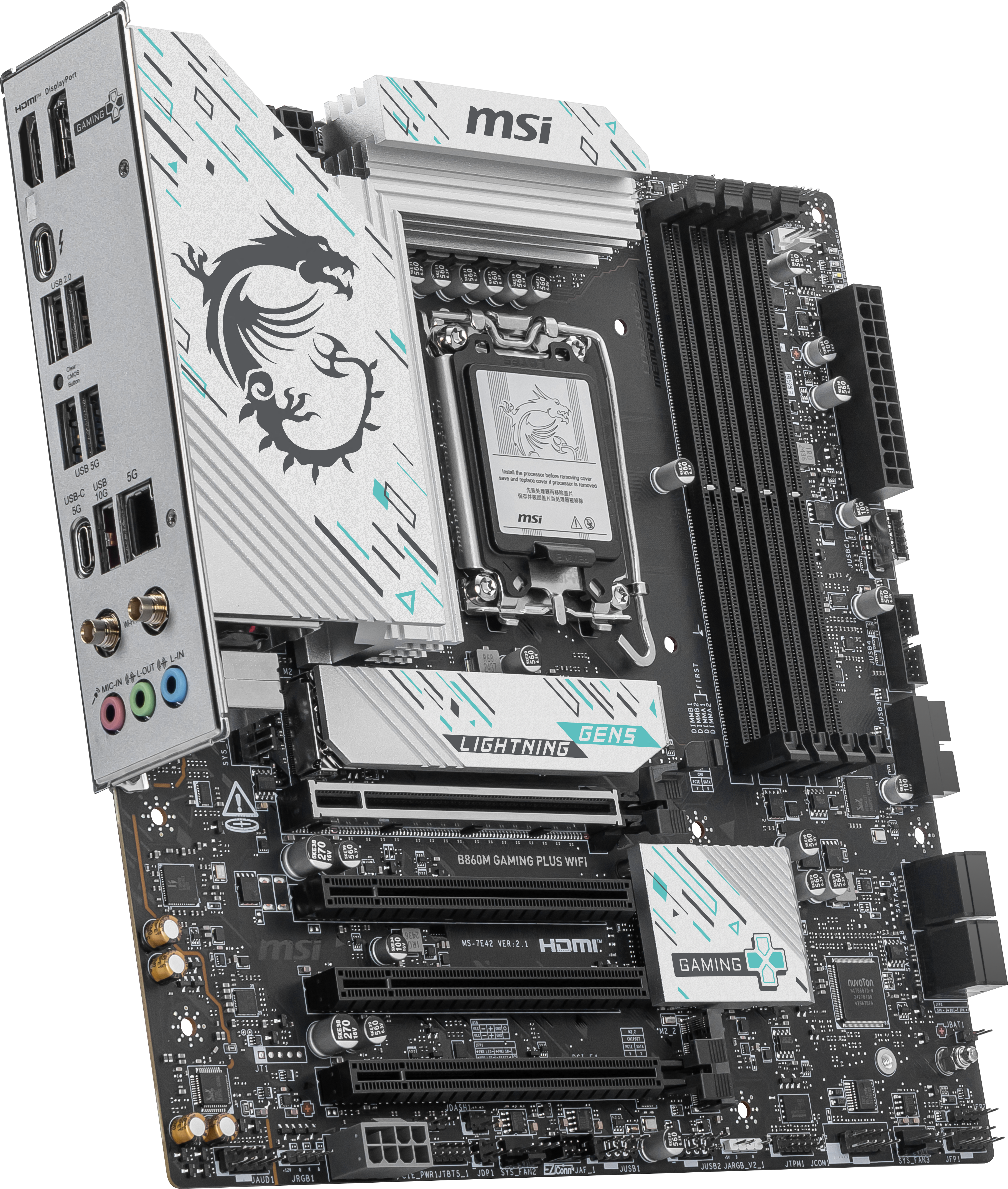 MSI B860M GAMING PLUS WIFI B-Ware Mainboards Produkt Bild 4