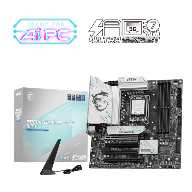 MSI B860M Gaming Plus WiFi motherboard