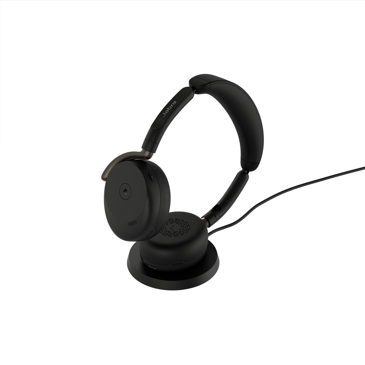 Jabra Evolve3 65 Flex MS, Link390c, Black, WLC Chrg Headset Produkt Bild 3