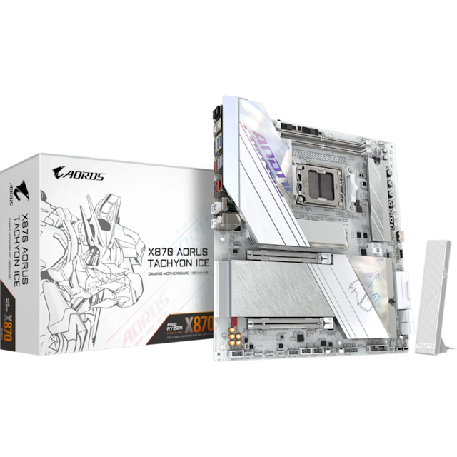 Gigabyte X870 AORUS TACHYON ICE motherboard