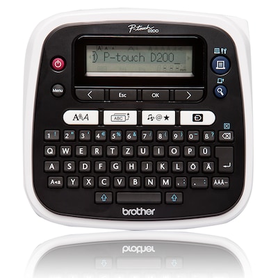 Brother P-touch D200BWVP Beschriftungsgerät - Farbe: Weiß