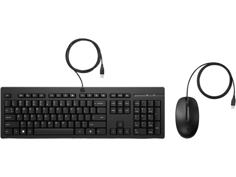 HP USB 225 Tastatur und Maus Set